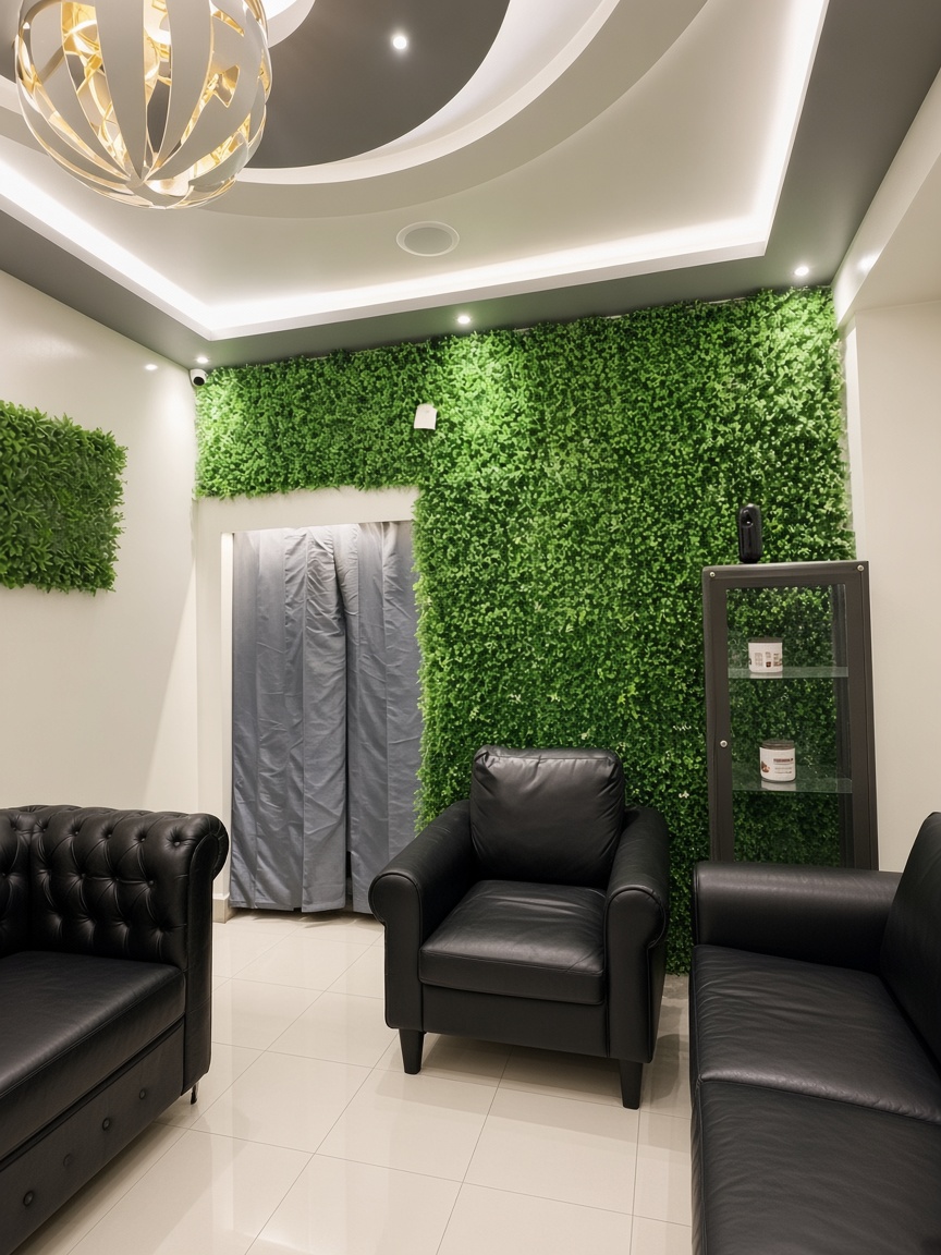 Lounge seating at Xena Beauty Spa KPHB