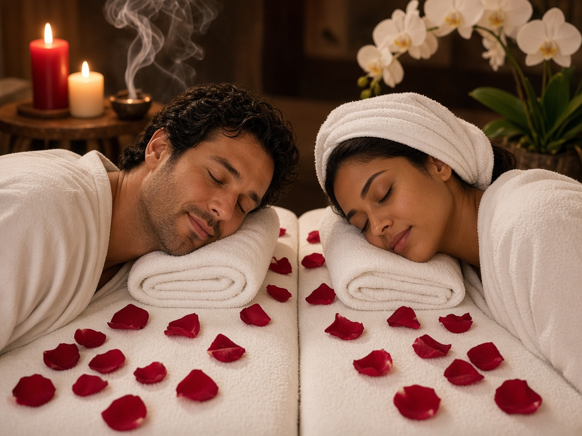 Private couple massage experience at Xena Beauty Spa in KPHB.