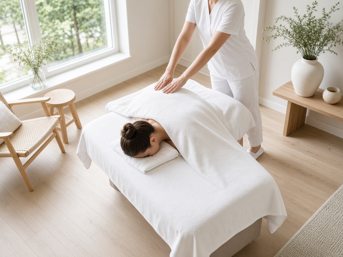 Relaxing Swedish massage at Xena Beauty Spa in KPHB.